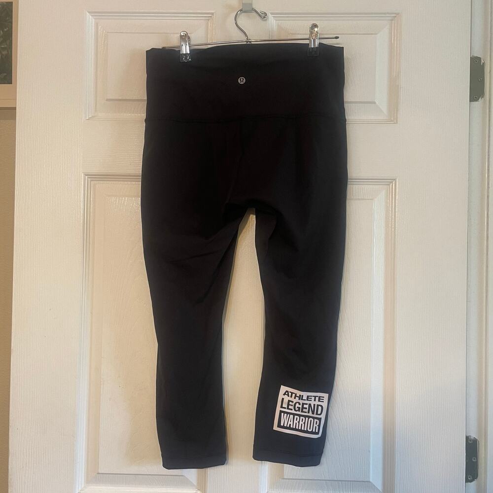 Lululemon SoulCycle Wunder Under Crop Leggings size 10 - Picture 2 of 12
